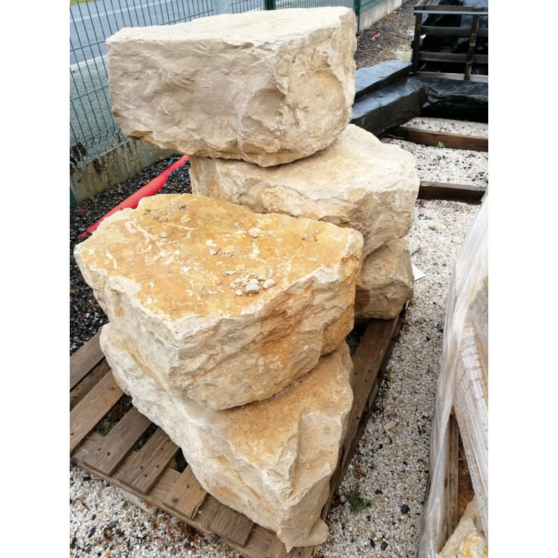 Vente granulats calcaires dur jaune beige - Aquiter 33